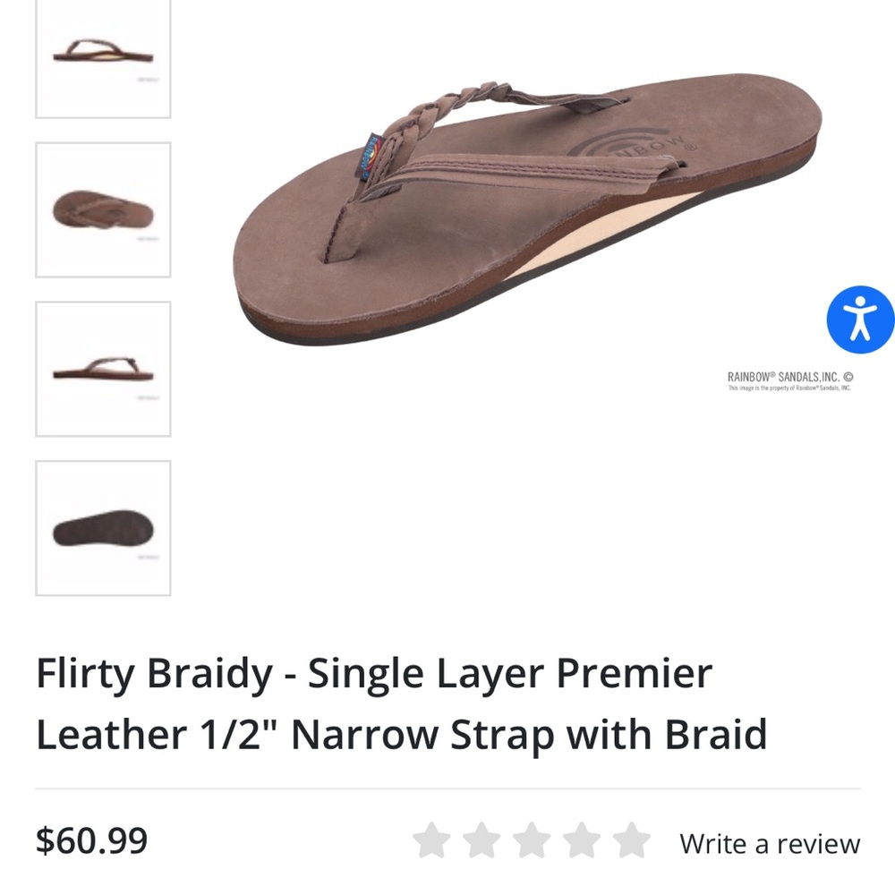 Rainbow Flip Flops